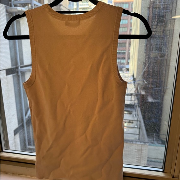 Rue Sphie Tan Sleeveless Top - Picture 3 of 3